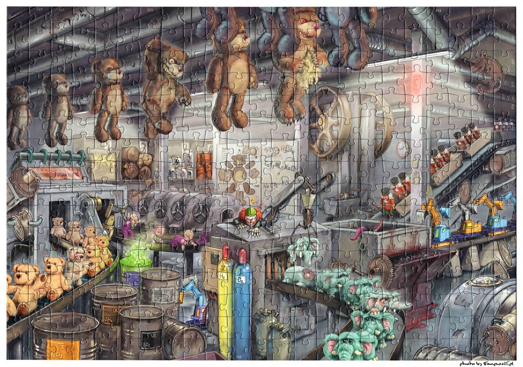 Powiększony obrazek puzzli