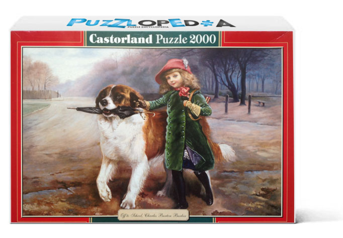 Copy of off to School, Charles Burton Barber