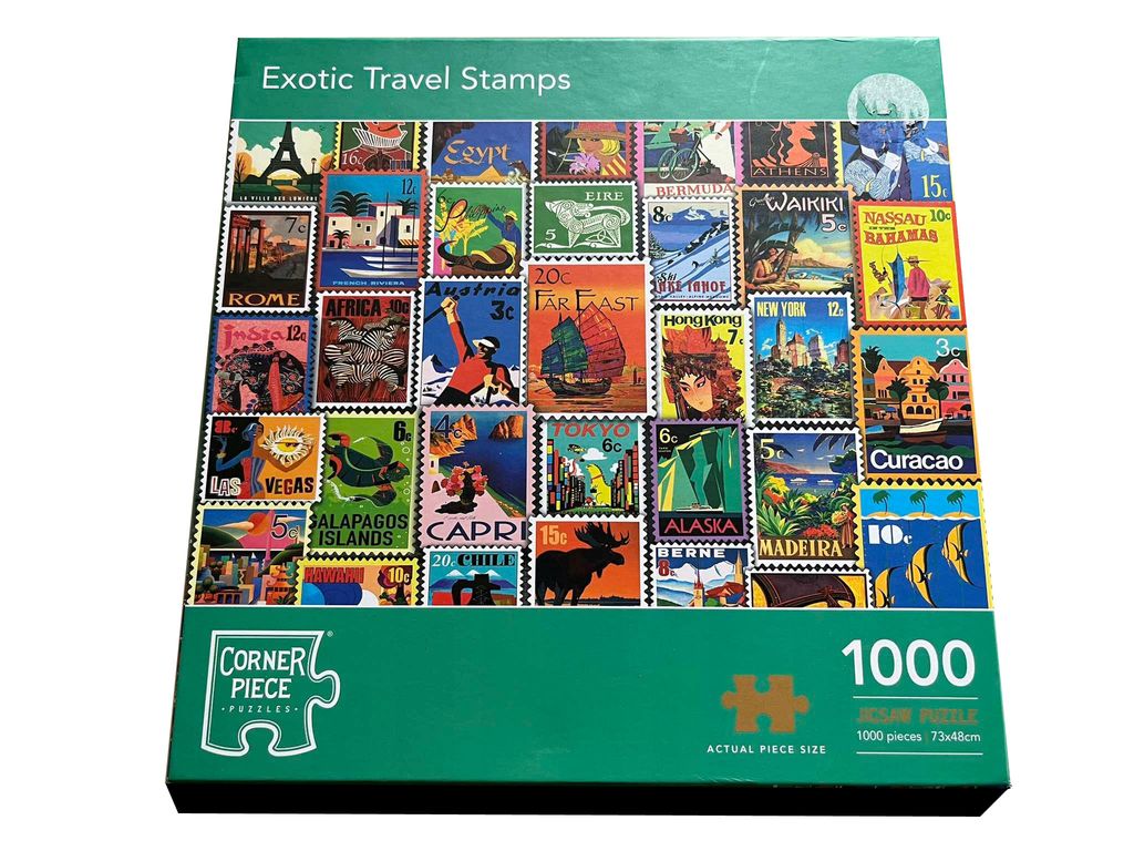 Exotic Travel Stamps