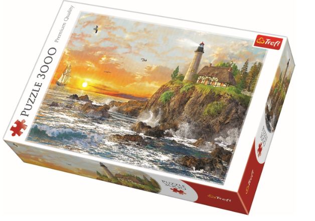 Sunset  by the Rocky Coast