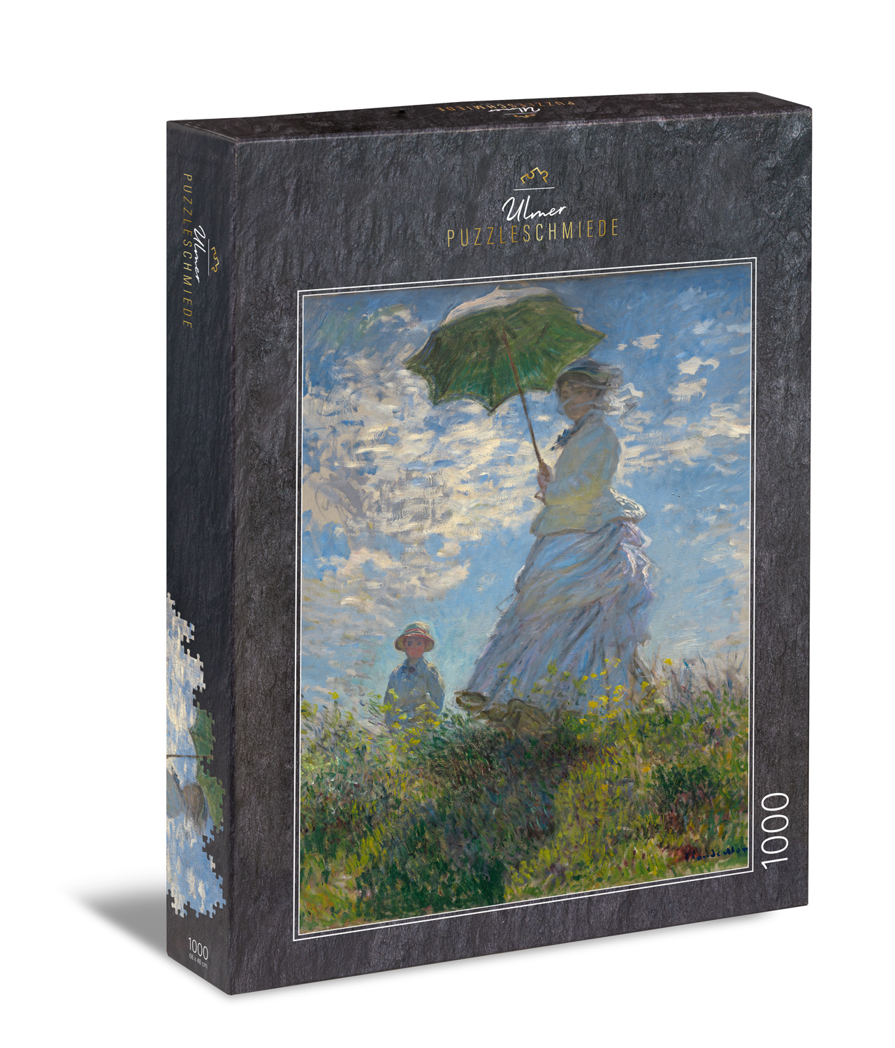 Woman With a Parasol – Madame Monet and Her Son