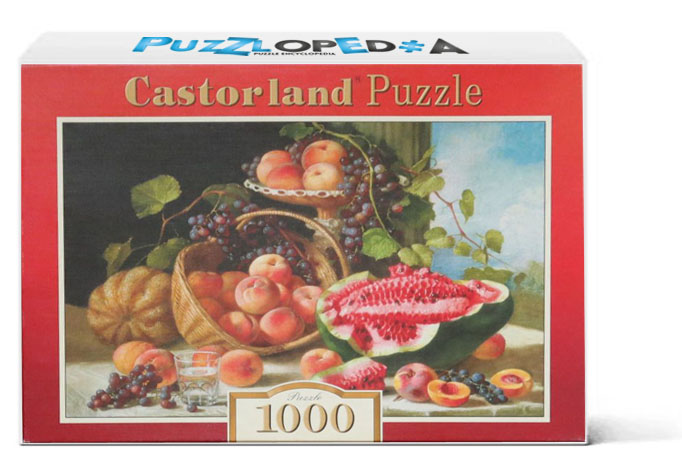 Still Life With Peaches, Watermelon and Grapes