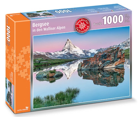 Mountain Lake in the Valais Alps