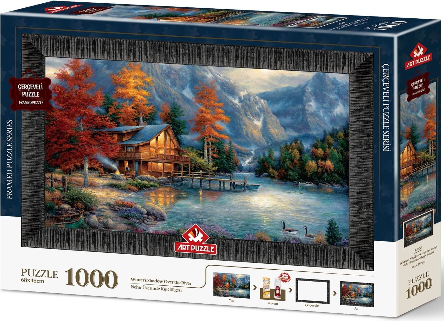 Winter's Shadow Over the River